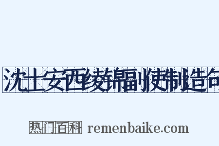 沈士安西绫锦副使制造句是什么意思的图片